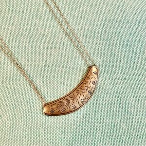 Silpada Silver Lunar Crescent Necklace